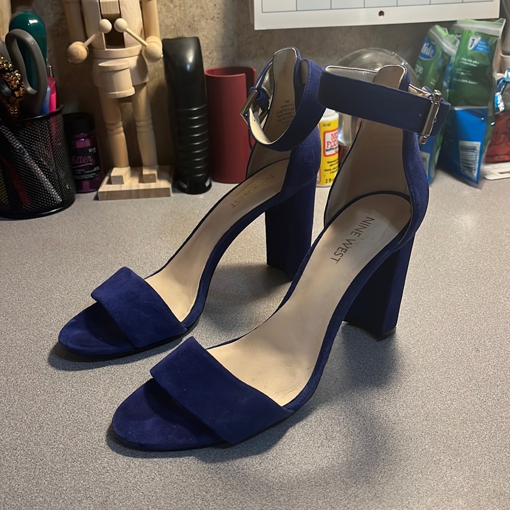 Blue heels